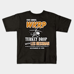 Wkrp Turkey Drop Kids T-Shirt